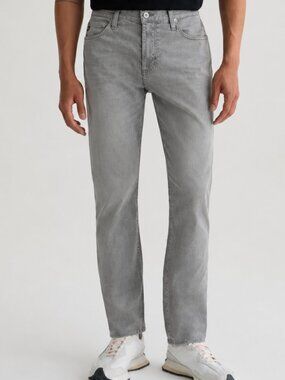 AG Everett Slim Straight Jeans Italian Fabric Gray – Men’s 31/32